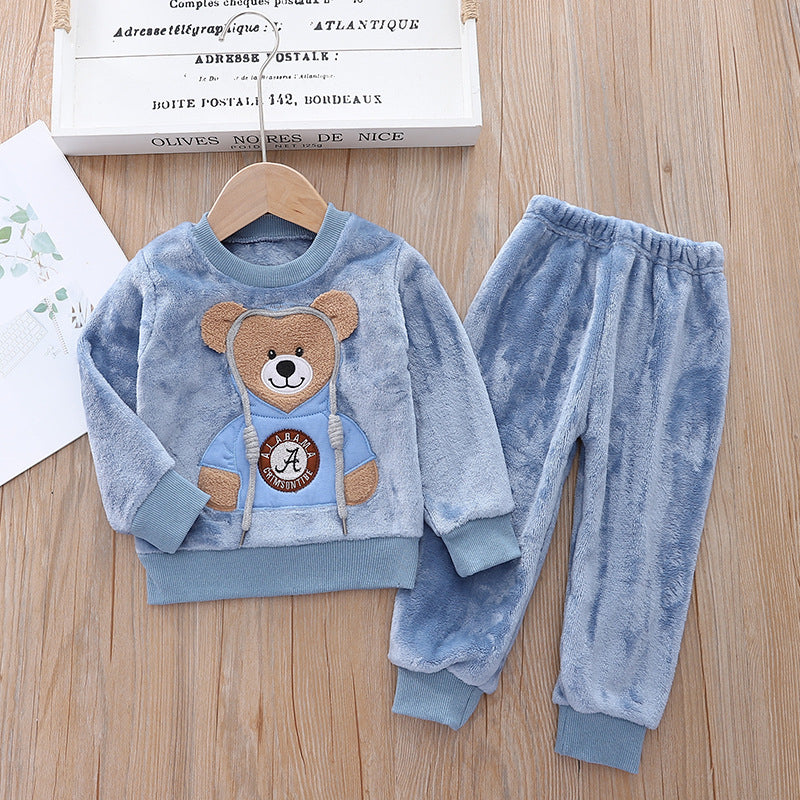 Children's Clothing Winter Pajama Set