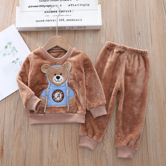 Children's Clothing Winter Pajama Set