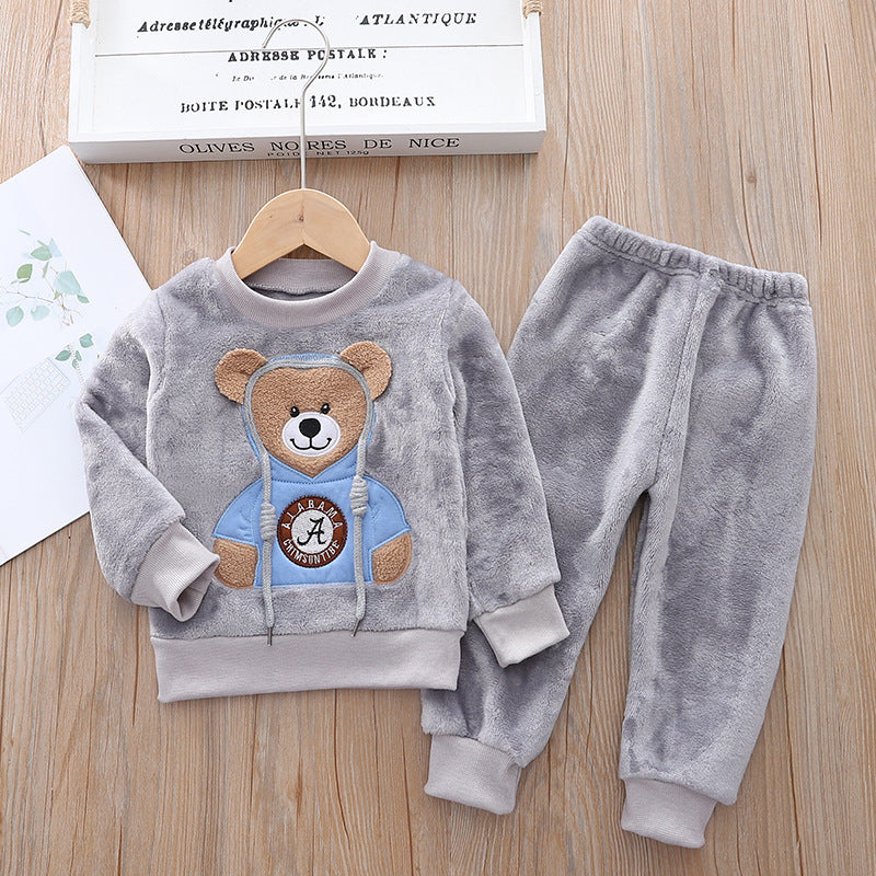 Children's Clothing Winter Pajamas Set